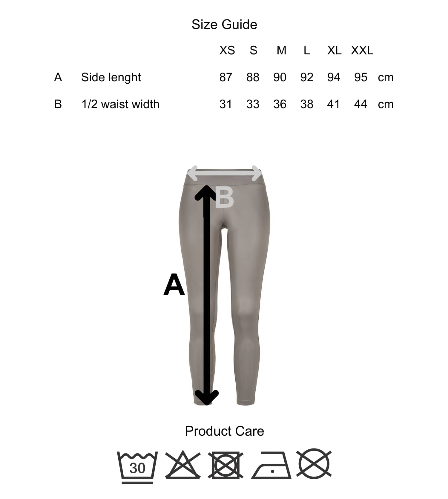 womens leggings sizes